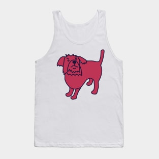 Viva Magenta Color of the Year 2023 Dog Tank Top